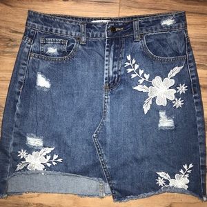 Velvet Heart Premium Denim Skirt